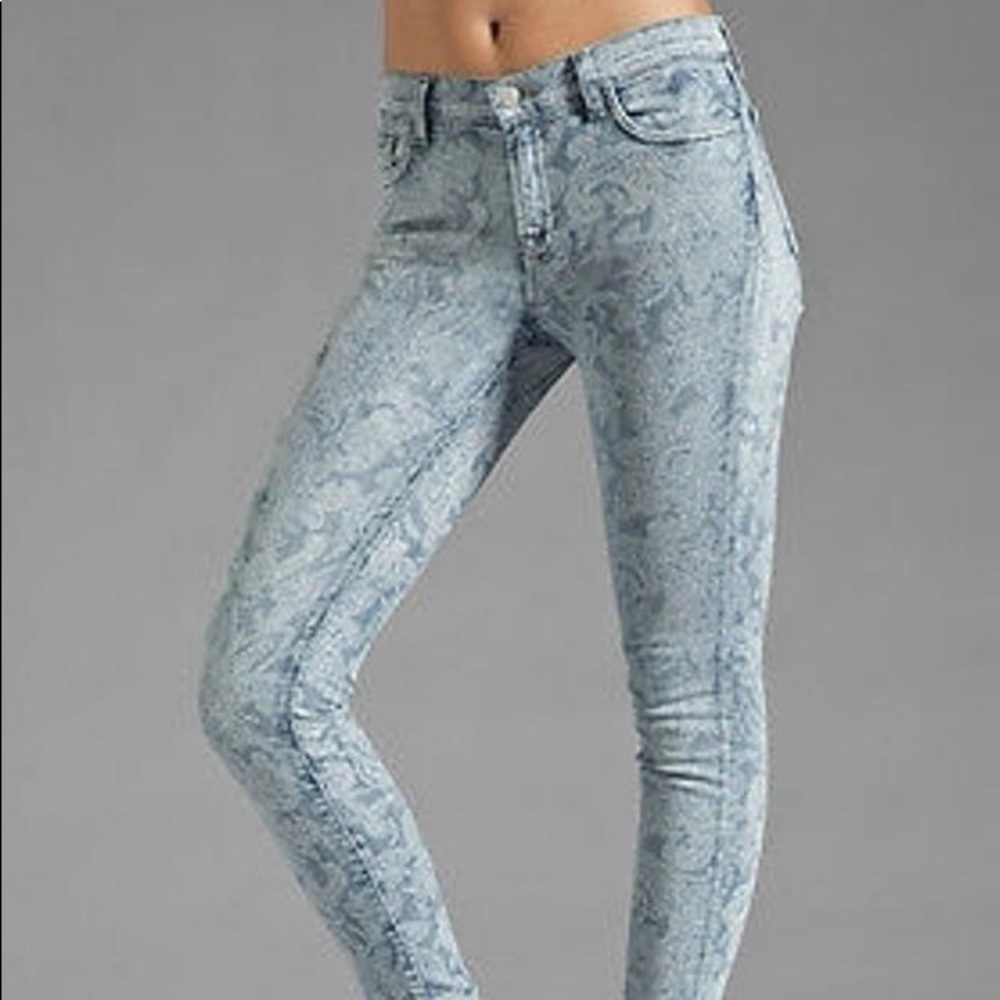 J Brand Paisley Jeans